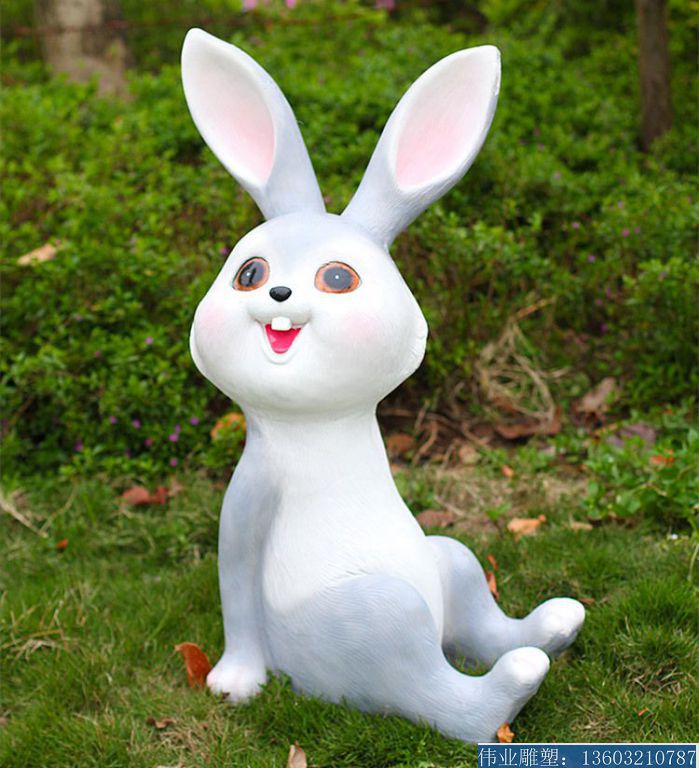 仿真兔子雕塑1